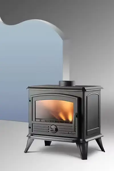 Poêle à bois en fonte – Samara – Anthracite – 6kW INVICTA – Image 2