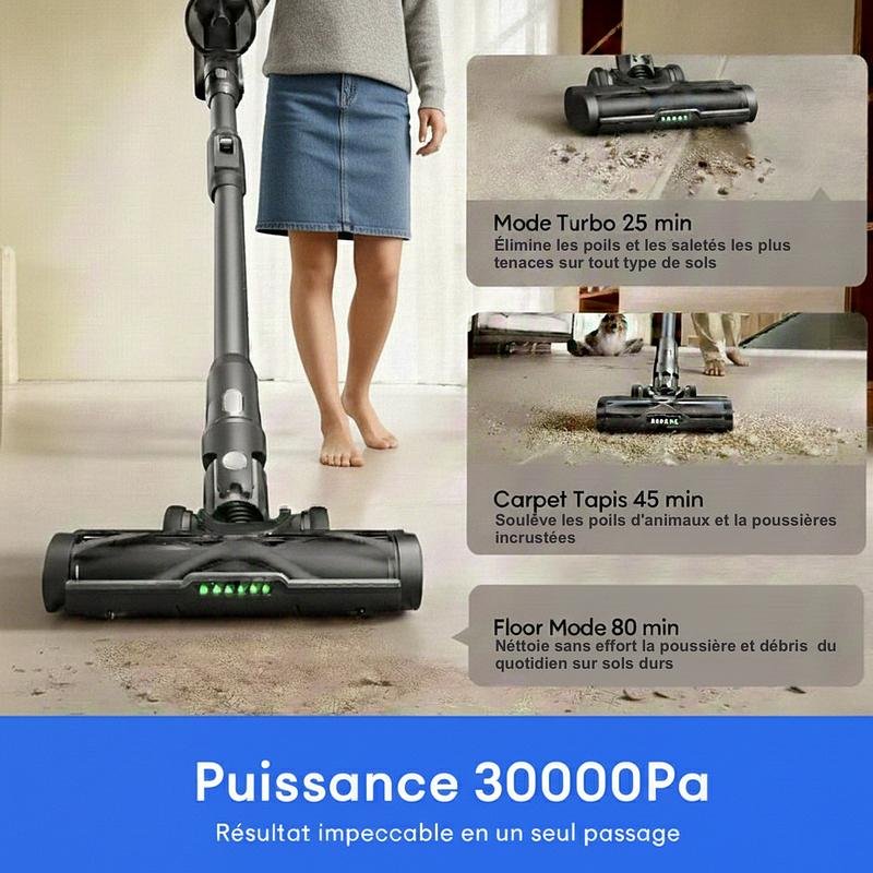 Aspirateur balai sans fil EZICLEAN Cycloboost FR15 Animal – Image 2
