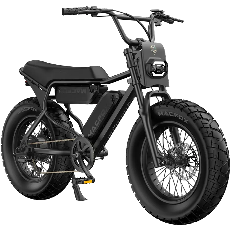 Fatbike électrique MACFOX X7L – Noir – Double batterie