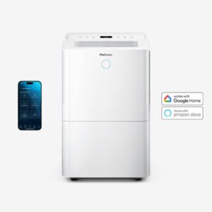 Déshumidificateur PRO BREEZE OmniDry 40 L – Wi-Fi et mode linge