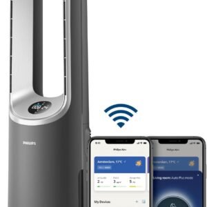 PHILIPS Air Performer 3-en-1 – Purificateur, chauffage et ventilateur – Gris