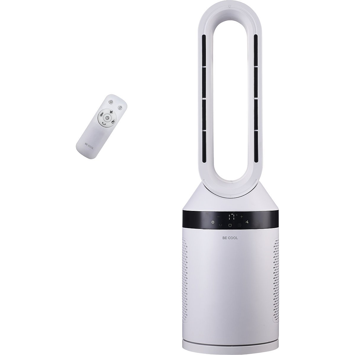 Ventilateur et chauffage colonne BE COOL Bladeless 2-en-1 – 2000 W