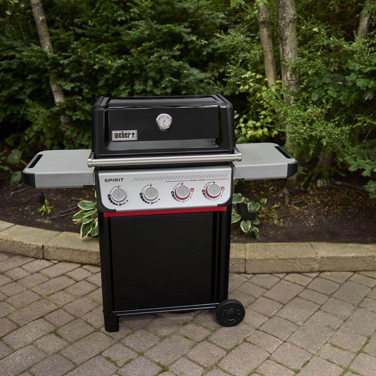 Barbecue gaz WEBER Spirit e-425 mix plancha noir – Image 4