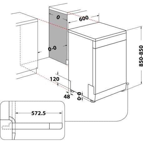 Lave vaisselle Indesit DFE1B19X – Image 4