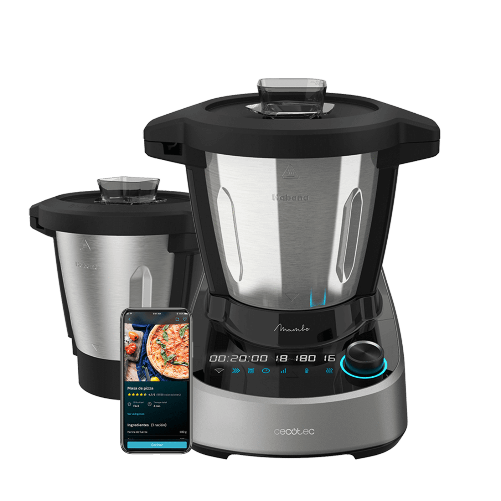 Robot cuiseur CECOTEC Mambo 11090 Habana – Wi-Fi – 37 fonctions – Image 2